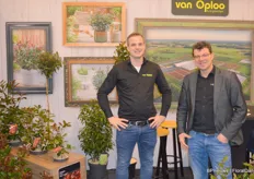 Jog Joossen en Alexander van Oploo. Right opposite of the grower, one could visit the booth of i-Lexit, a cooperation of 8 buxus grower and also lead by Alexander